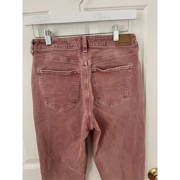 American Eagle Washed Mauve Mom Jeans sz 4 EUC - Picture 4 of 6